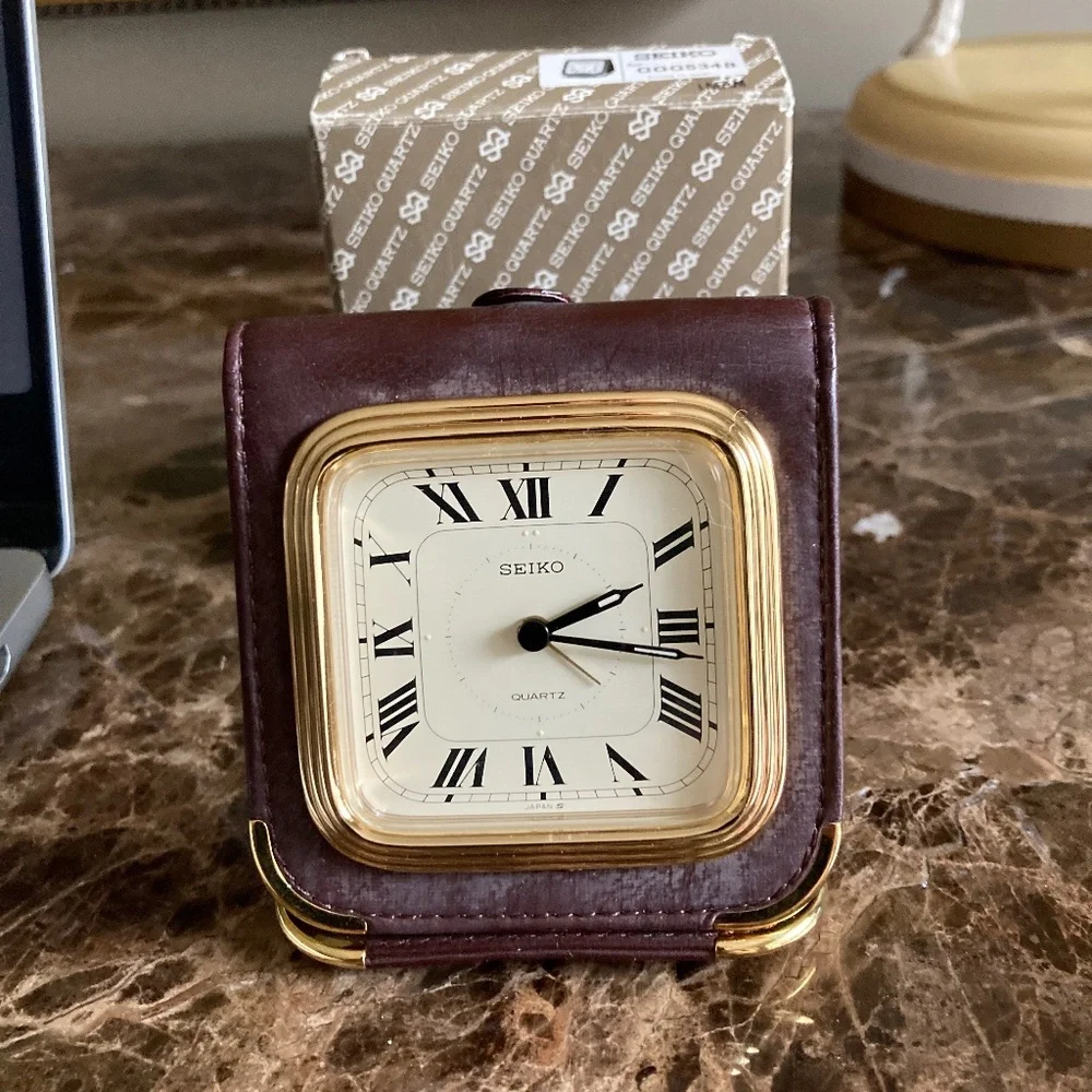Vintage Seiko Tucson Match Play VIP Travel Alarm Clock NOS 1980s